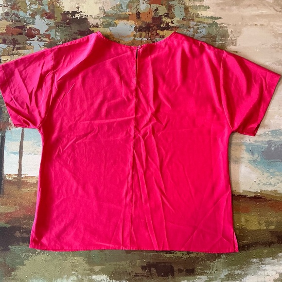 IMPROMPTU - Vintage Hot Pink Top - Picture 5 of 9